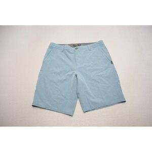 O'Neill Hybrid Shorts Mens 36 Light Blue Excellent Hyperdry Stretch Boardshorts